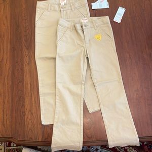 Cat and Jack uniform khaki pants.